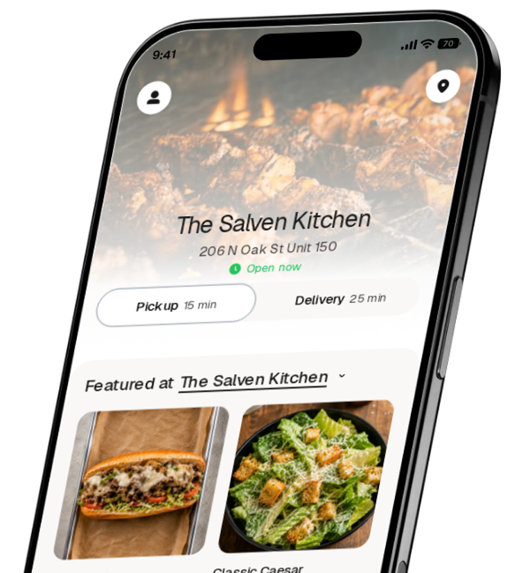 The Salven Kitchen app preview